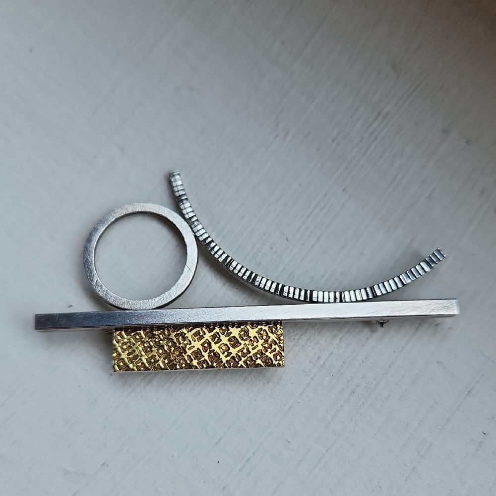 Vintage Modernist Abstract Pin